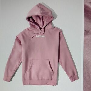 Glossier Soft Pink Hoodie